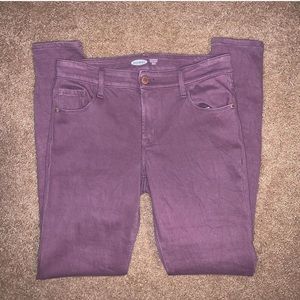 old navy purple jeans